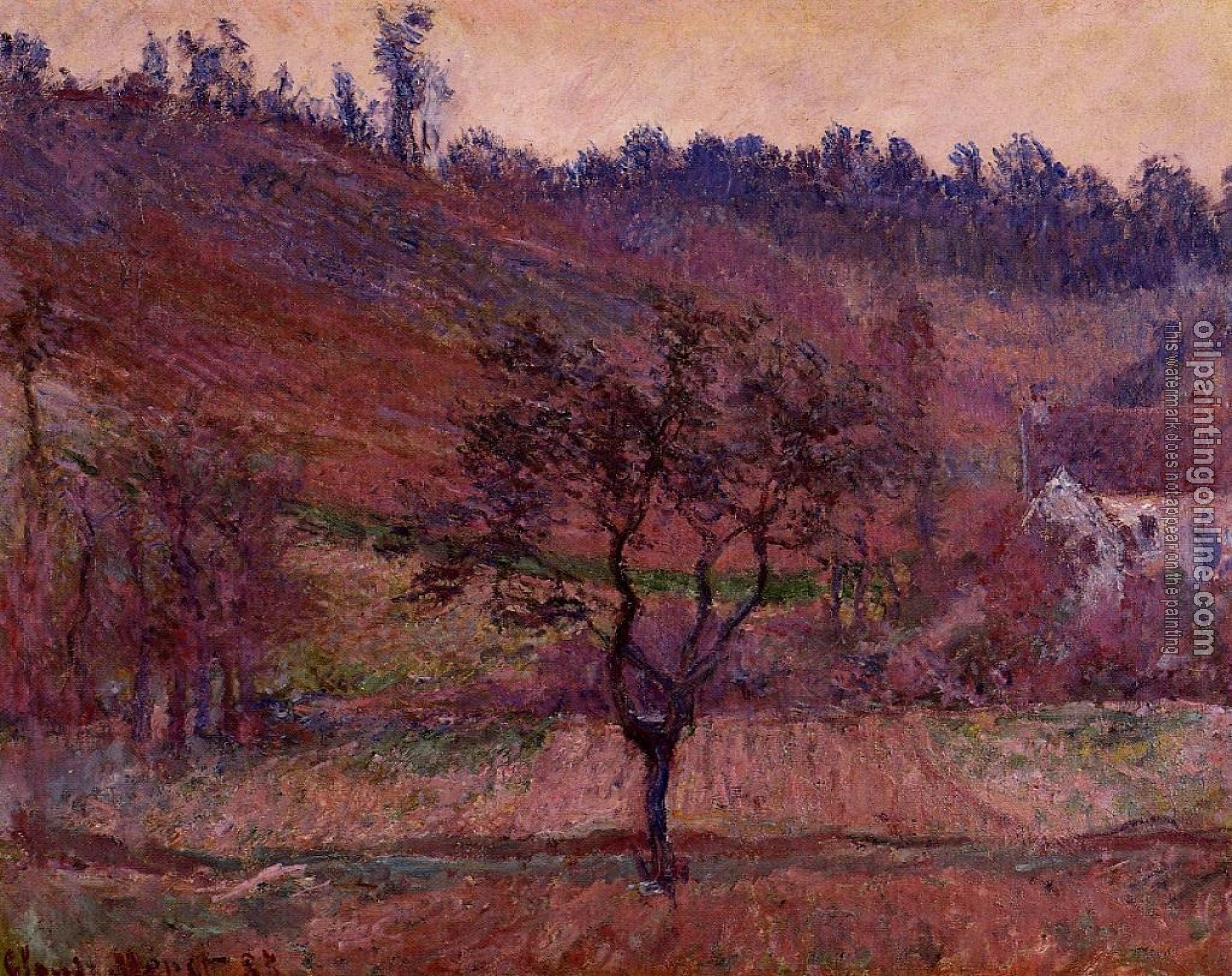 Monet, Claude Oscar - The Val de Falaise